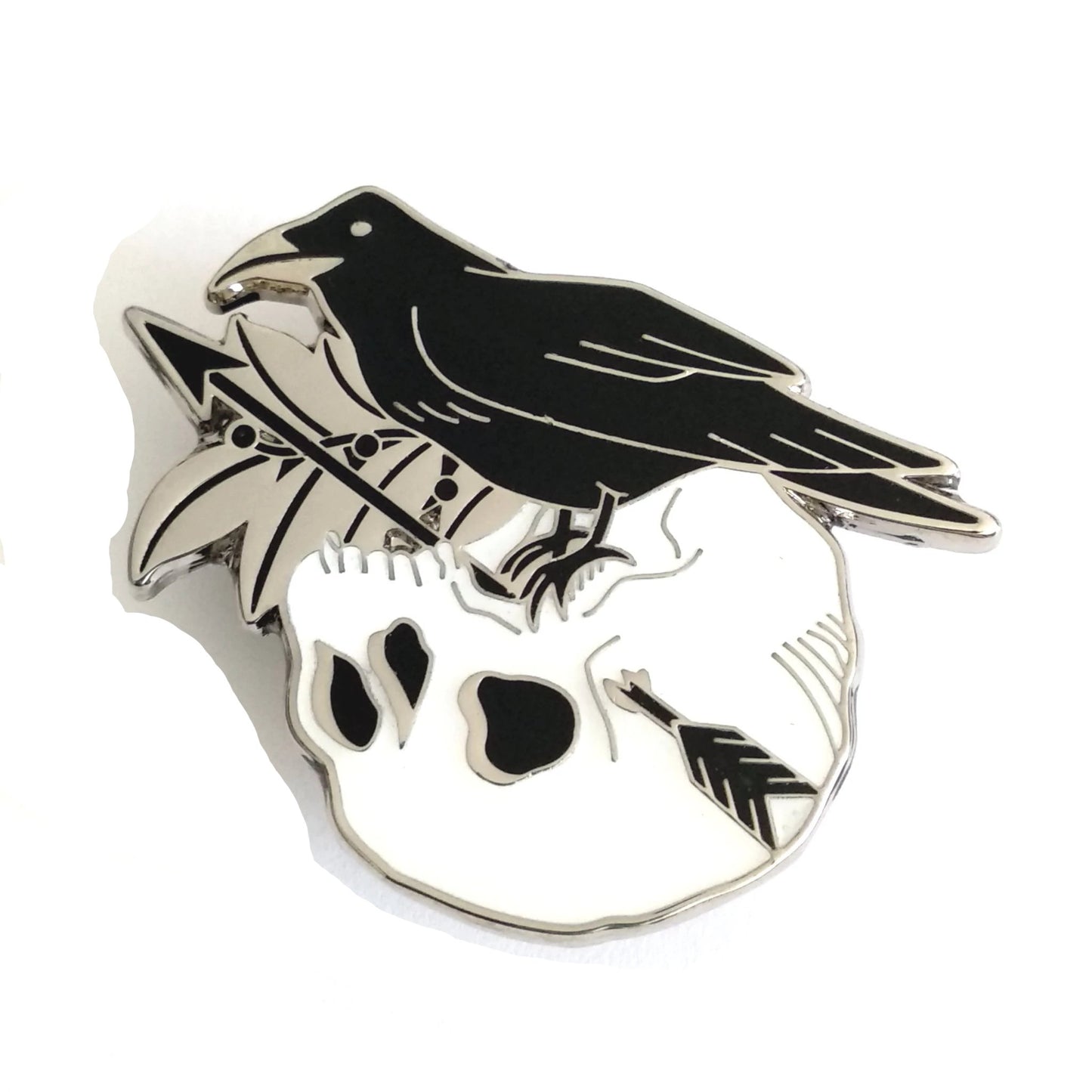 PRE-SALE: Apollo Raven & Skull Enamel Pin