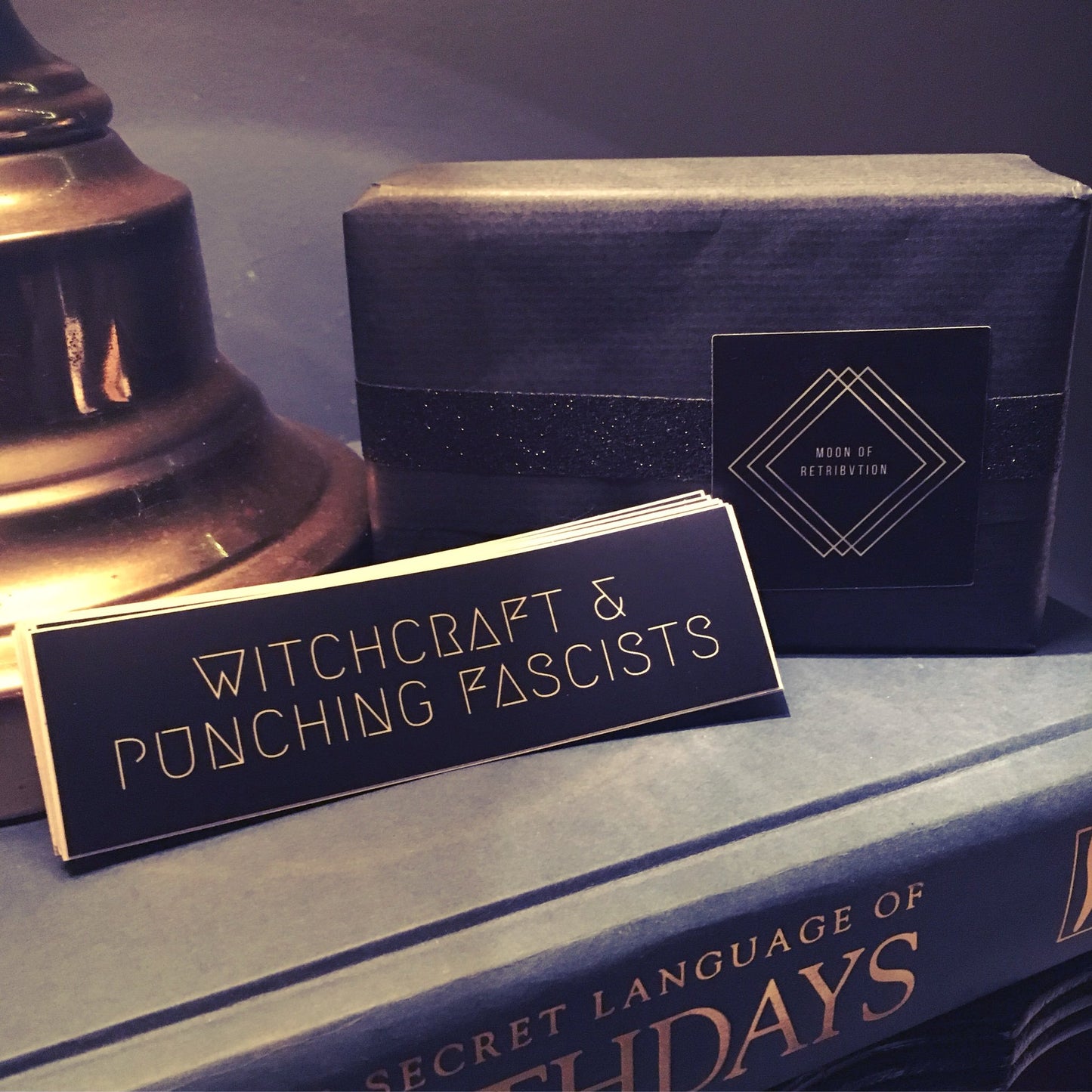 Witchcraft & Punching Fascists Vinyl Sticker