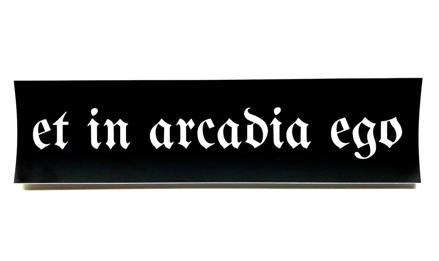 Et In Arcadia Ego Vinyl Sticker