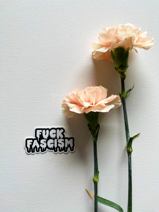 Fuck Fascism Vinyl Sticker