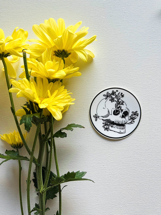Renewal Skull Vinyl Sticker