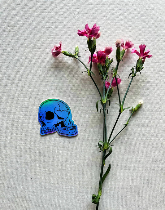 Janus Skull Vinyl Sticker