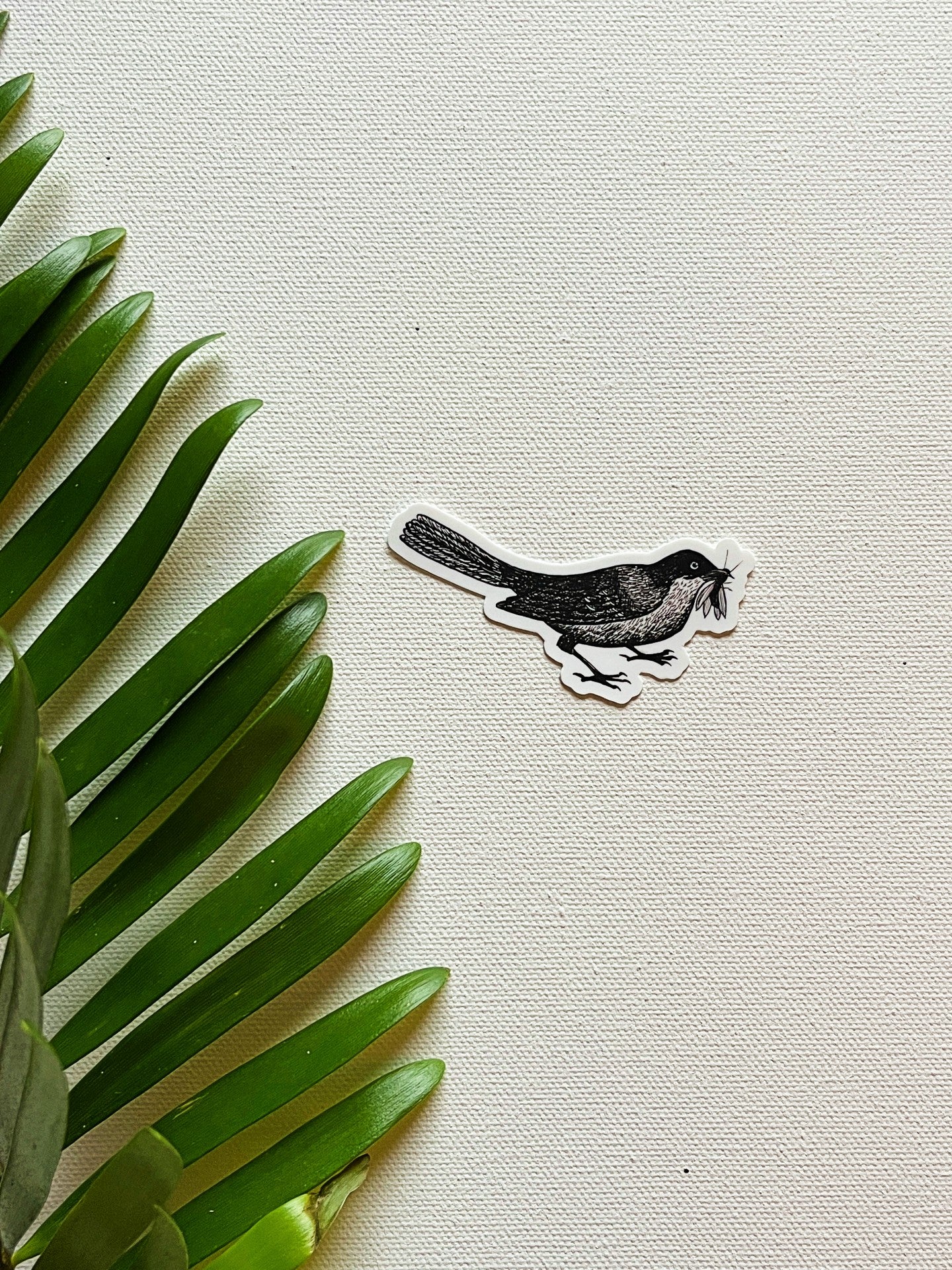 Bird & Insect 3" Vinyl Sticker