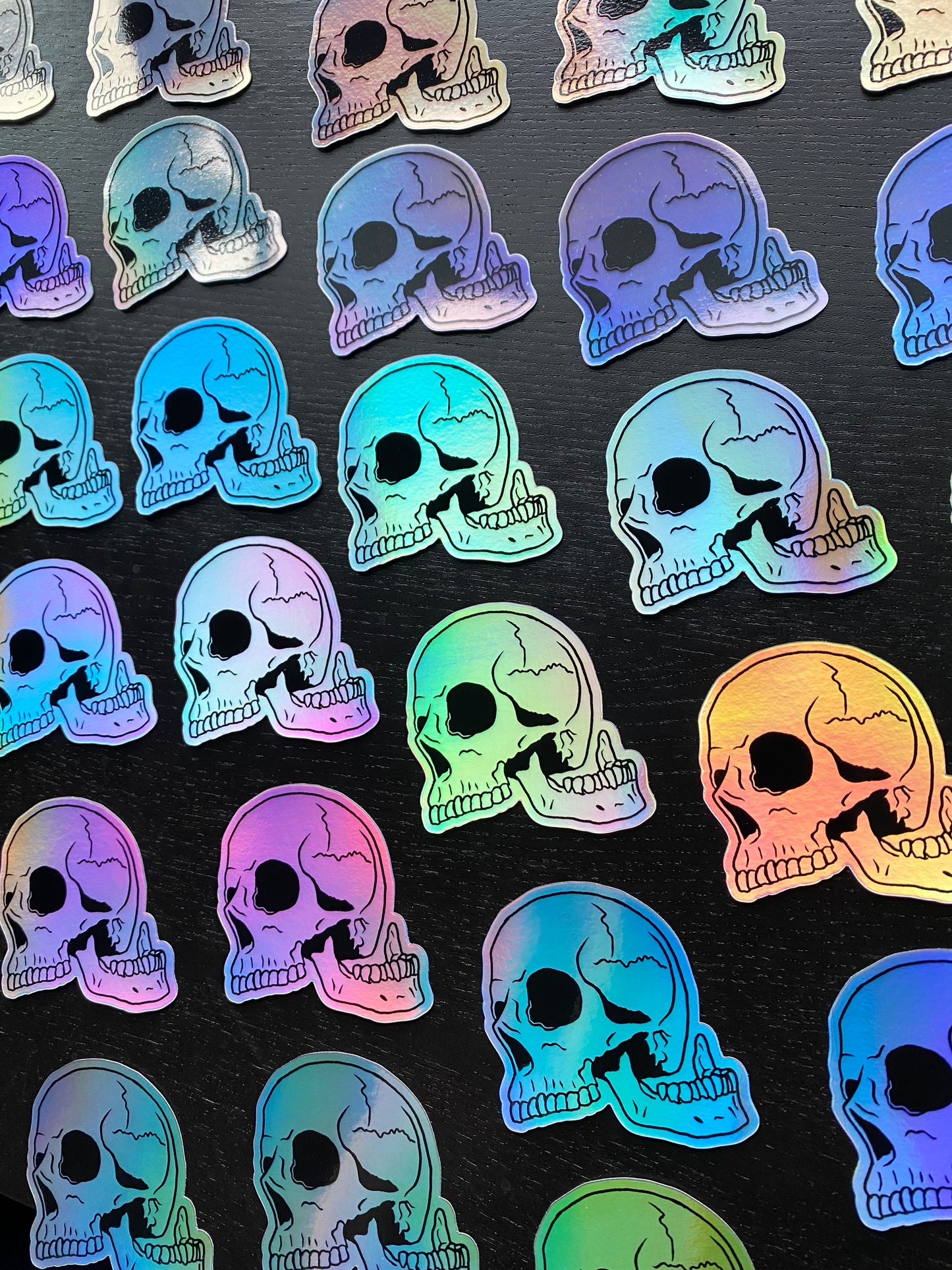 Janus Skull Vinyl Sticker