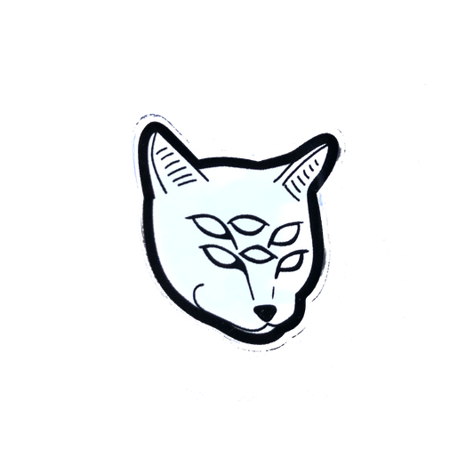 6-Eyed Cat Acrylic Pin