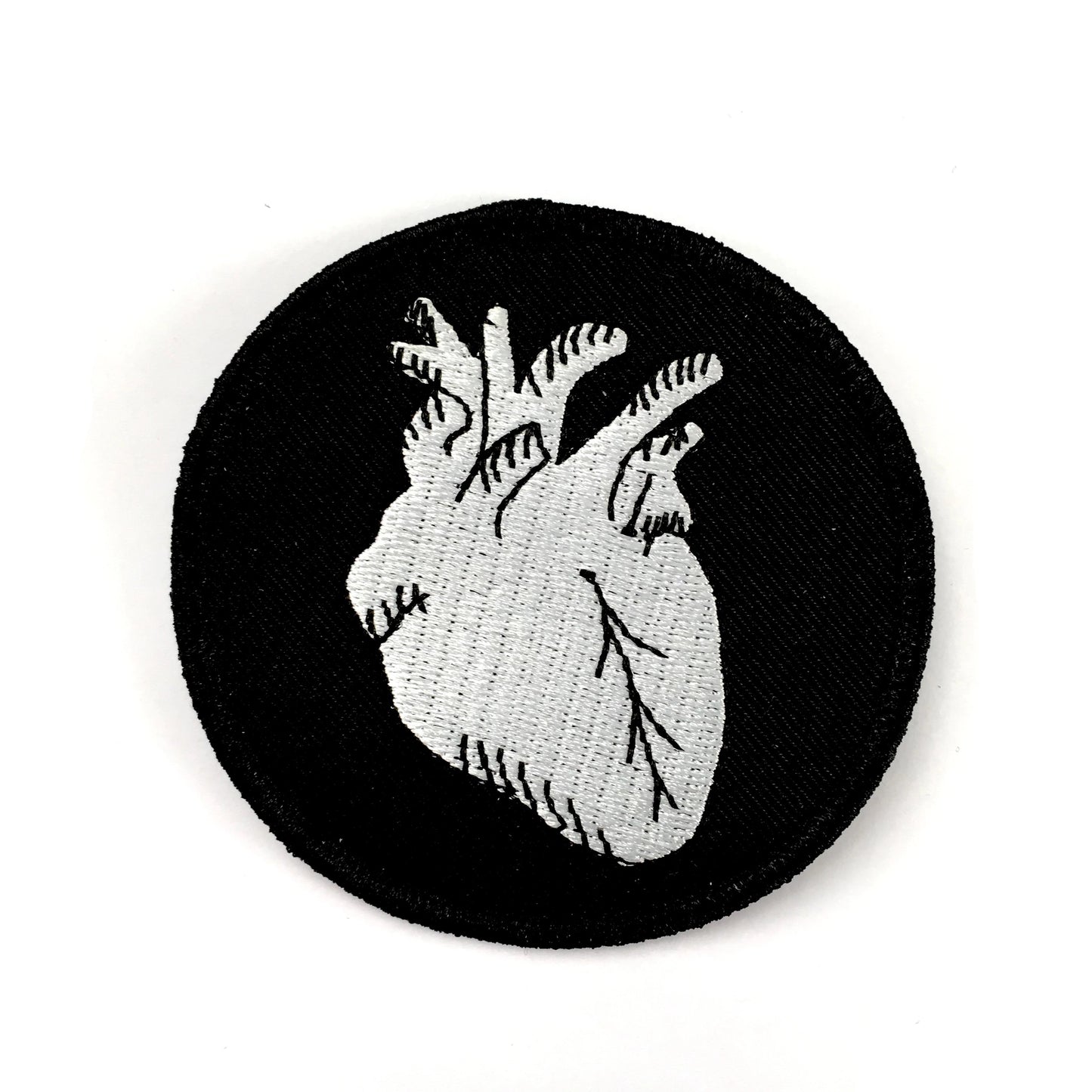 Anatomical Heart Iron-On Patch