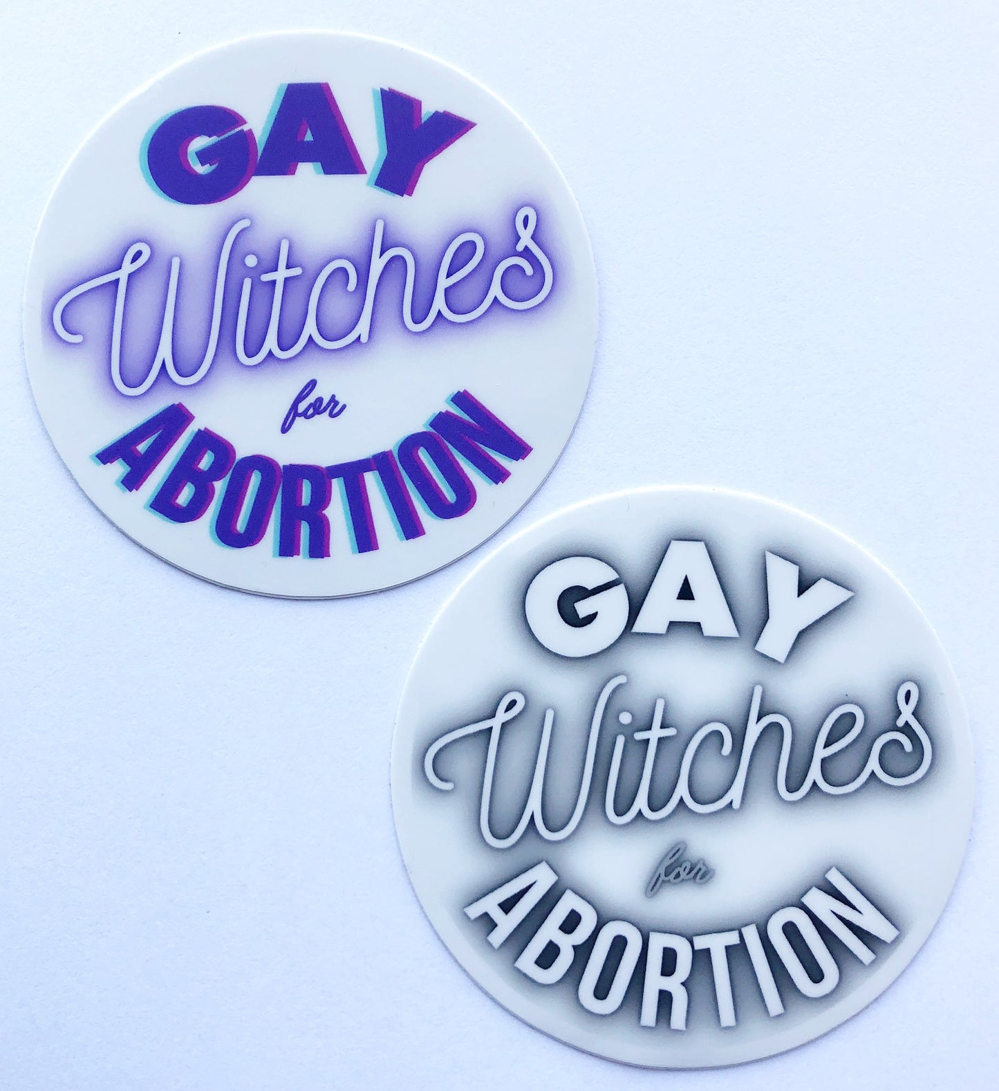 Gay Witches for Abortion Vinyl Sticker