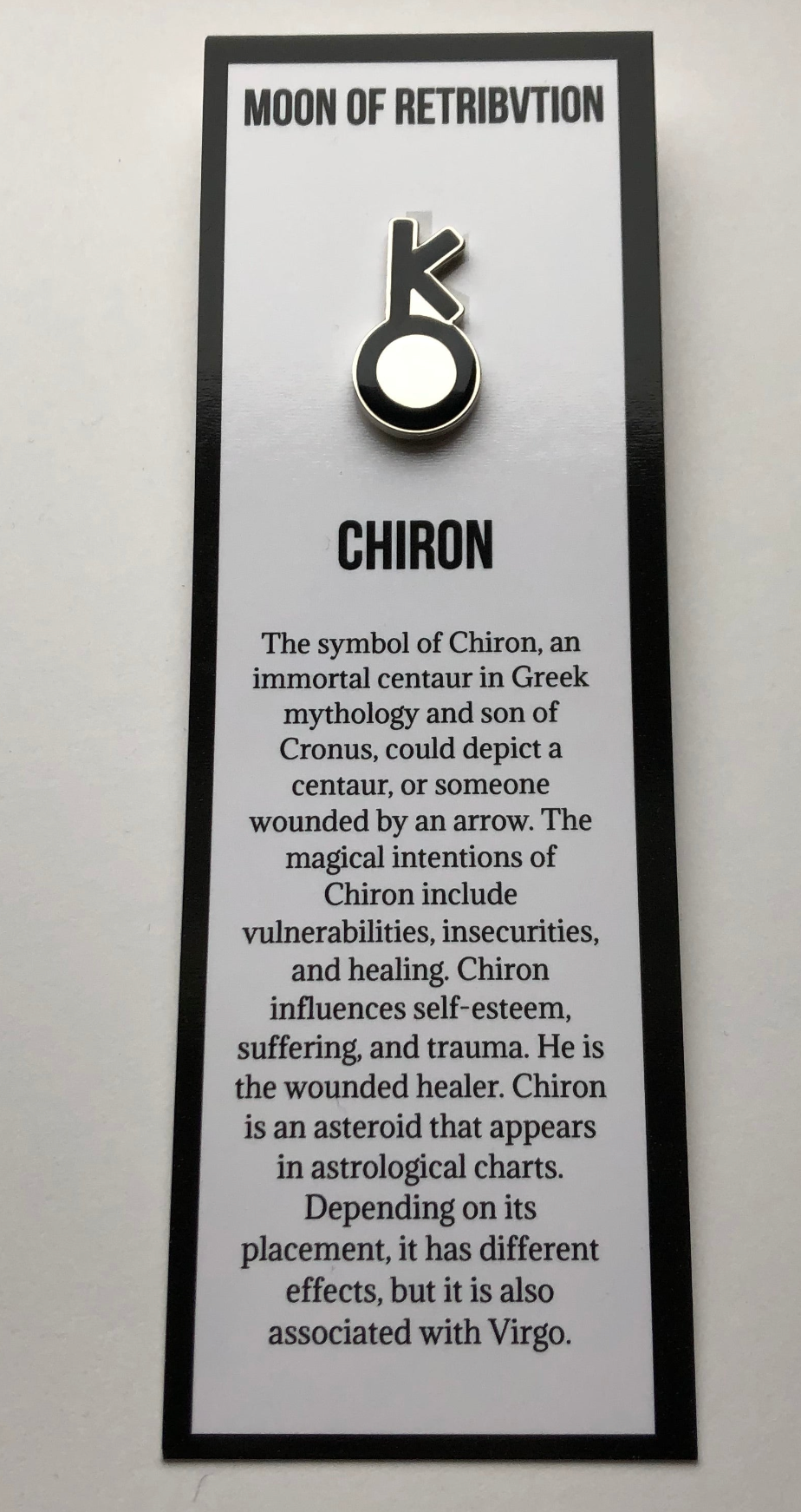Chiron Celestial Bodies Soft Enamel Pins (Virgo)