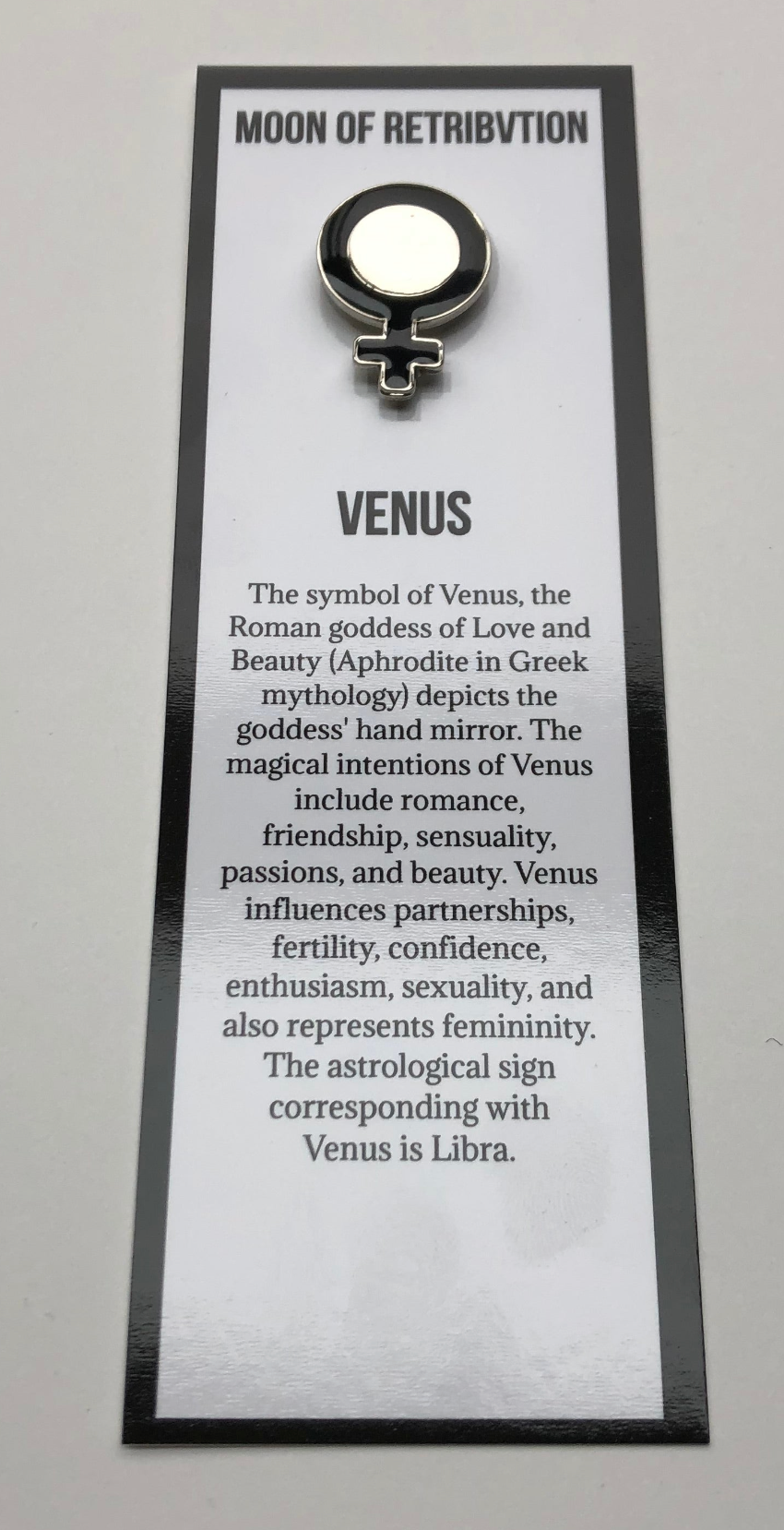 Venus Celestial Bodies Soft Enamel Pins (Libra)