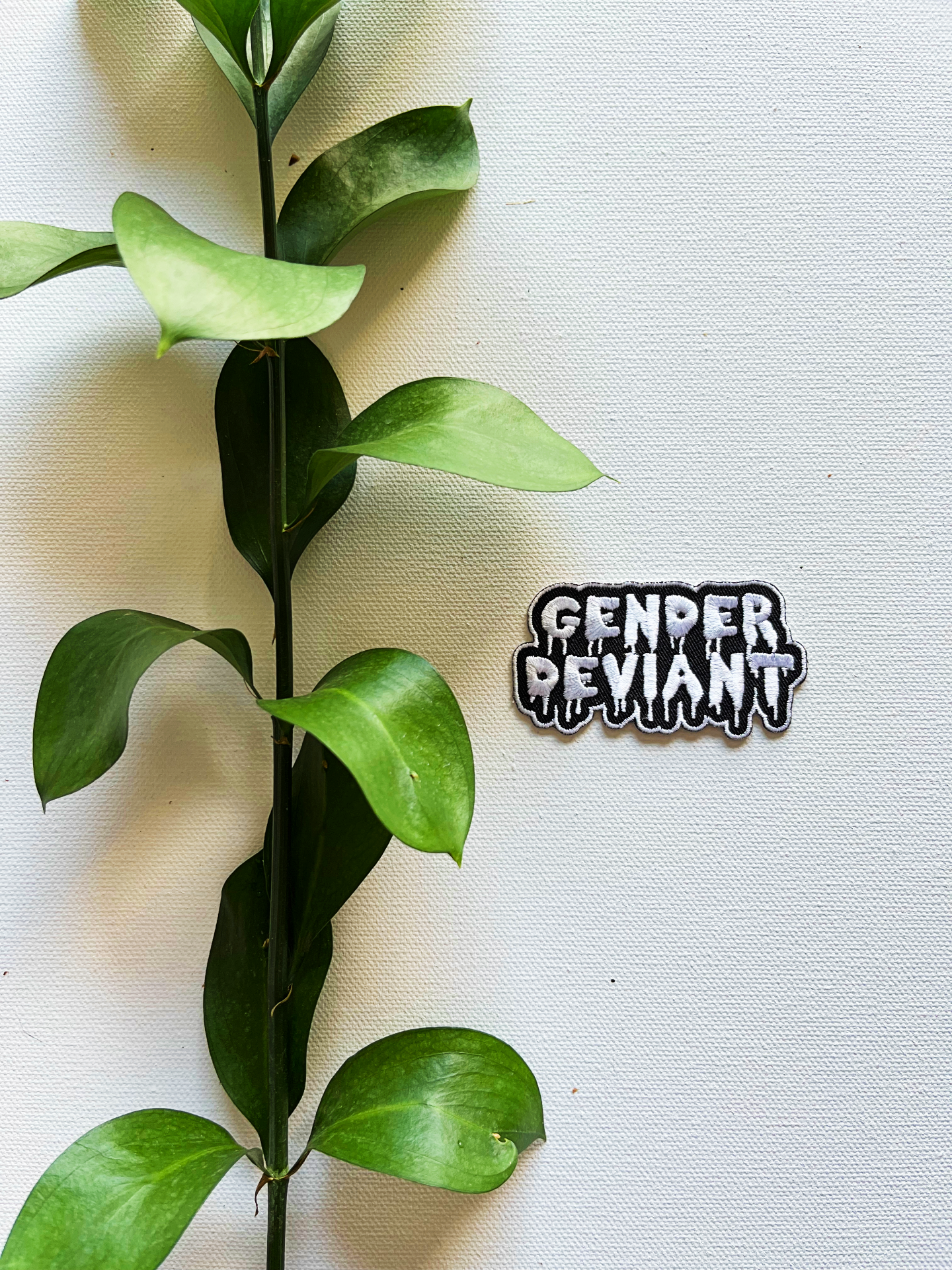 Gender Deviant Iron-On Embroidered Patch