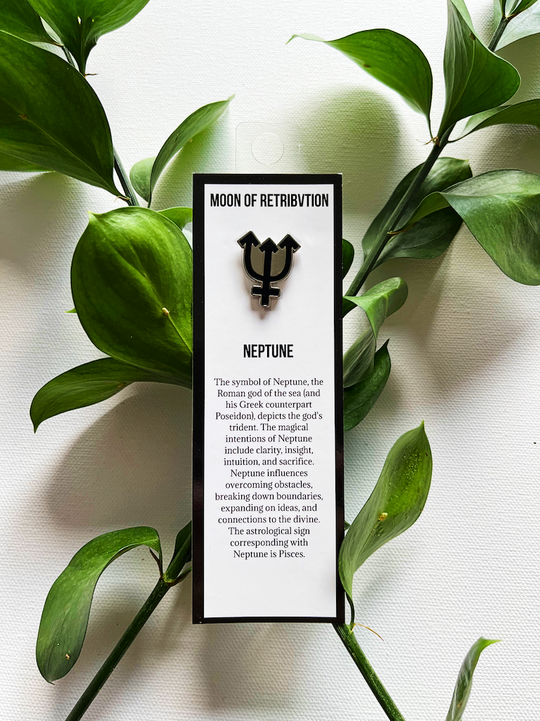 Neptune Celestial Bodies Soft Enamel Pins (Pisces)